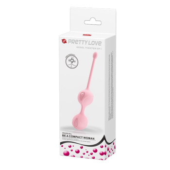 Вагінальні кульки ніжно-рожевого кольору Kegel tighten up2