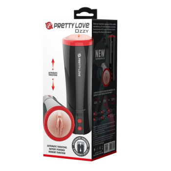 Мастурбатор автоматизований реалістичний Pretty Love Ozy Vagina Flesh Tube у вигляді вагіни