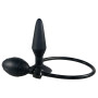 Анальна пробка на присосці з накачуванням You2Toys True Black чорна, 15 см х 4-10 см