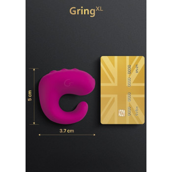 Вібратор на пальці GVIBE GringXL Sweet Raspberry, малиновий