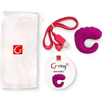 Вібратор на пальці GVIBE GringXL Sweet Raspberry, малиновий