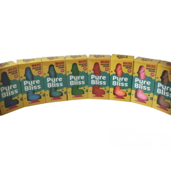 Мило член на присосці Pure Bliss BIG зелене, 18 см