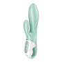 Надувний вібратор- кролик Satisfyer з функцією управління через додаток, м'ятний