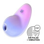 Вакуумний стимулятор клітора Satisfyer Pixie Dust, фіолетово-рожевий