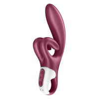 Вибратор кролик с тремя мощными двигателями Satisfyer Touch me для стимуляции клитора и половых губ