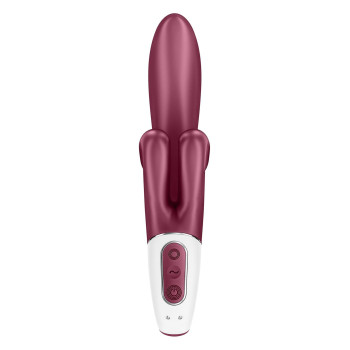 Вибратор кролик с тремя мощными двигателями Satisfyer Touch me для стимуляции клитора и половых губ