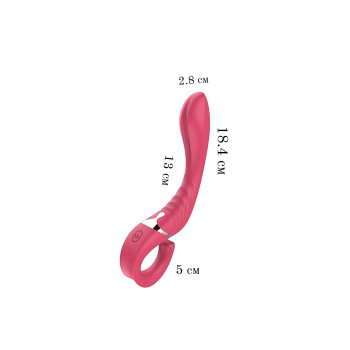 Вібратор Chisa Lust Ripple Cavort для стимуляції точки G та інших ерогенних точок, рожевий