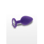Анальна пробка з кристалом Toy Joy Diamond Booty Jewel, фіолетовий, Large