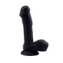 Фалоімітатор із присоскою Chisa Rubicon Gentle Black Penis, чорний