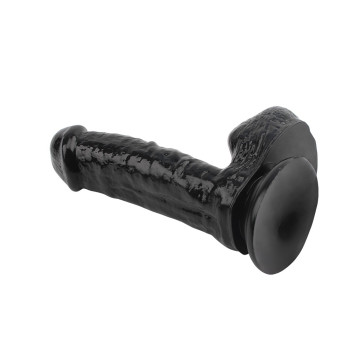 Фалоімітатор із присоскою Chisa Rubicon Gentle Black Penis, чорний