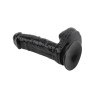 Фалоімітатор із присоскою Chisa Rubicon Gentle Black Penis, чорний