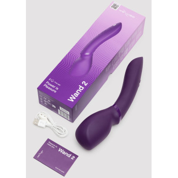 Смарт-Мікрофон вібромасажер We-Vibe Wand 2, фіолетовий