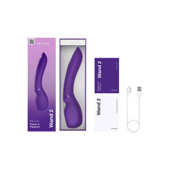 Смарт-Мікрофон вібромасажер We-Vibe Wand 2, фіолетовий