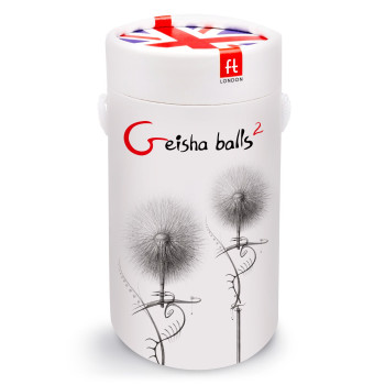 Кулі вагінальні Gvibe Geisha Balls 2 для тренування інтимних м'язів, рожеві
