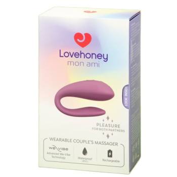 Вібратор для пар Lovehoney Mon Ami, фіолетовий