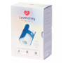 Мастурбатор Lovehoney Mon Ami Adjustable с открытым каналом, бело-голубой