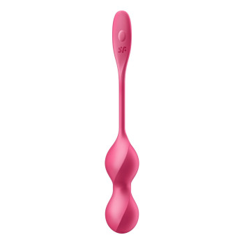 Вагінальні кульки з вібрацією Satisfyer Love Birds 2, що працюють від програми, рожеві
