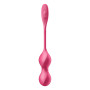 Вагінальні кульки з вібрацією Satisfyer Love Birds 2, що працюють від програми, рожеві