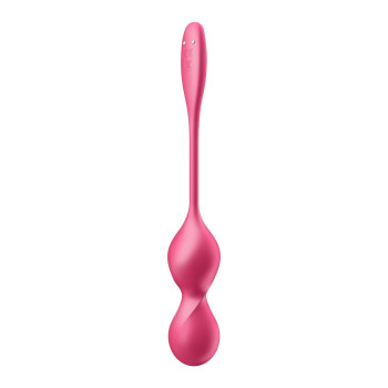 Вагінальні кульки з вібрацією Satisfyer Love Birds 2, що працюють від програми, рожеві