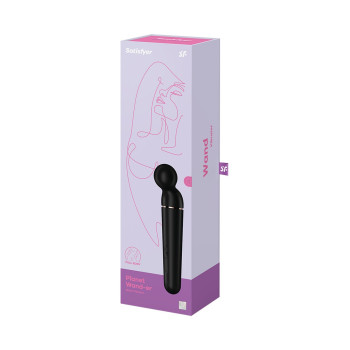 Вибратор-микрофон универсальный Satisfyer Planet Wand-er для стимуляции всего тела, черный