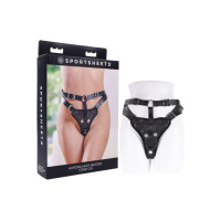 Трусики для страпонів Sportsheets Aurora High Waisted чорні