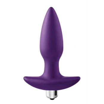 Вибрирующая анальная пробка Dream Toys Flirts, фиолетовая