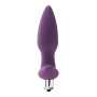 Вибрирующая анальная пробка Dream Toys Flirts, фиолетовая