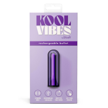 Перезаряжаемая вибрирующая пуля Blush Kool Vibes Mini фиолетовая