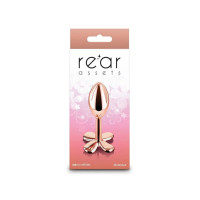 Анальна пробка металева NS Novelties Rear Assets Clover, золотий