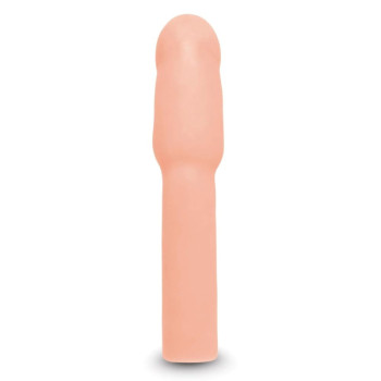 Насадка на пеніс Size-Up Penis Extender з 3 ерекційними кільцями в наборі, бежева