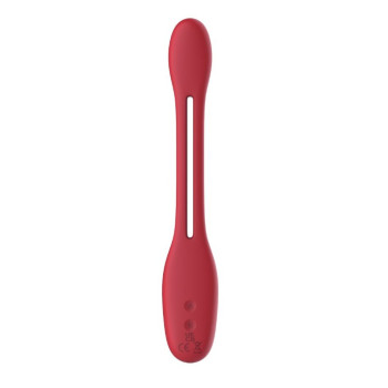 Гнучкий вібратор для пар Every Night Toys Flexible з двома моторчиками, червоний