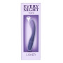Вібратор з пульсатором Every Night Toys для точки G, синьо-фіолетовий градієнт
