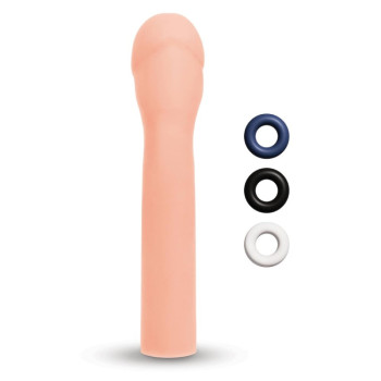Насадка на пеніс Size-Up Penis Extender гладка, бежева