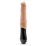 Вібратор Blush Dr Skin Dr Knight з ротацією та фрикціями, бежевий