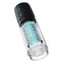 Мастурбатор Blush M For Men Whirlwind Pro з ротацією та всмоктуванням, прозорий