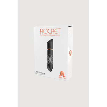 Віброкулька у вигляді помади Adrien Lastic Rocket чорна