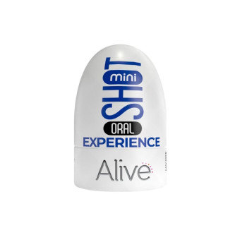 Кишеньковий мастурбатор Alive Mini Shot Oral Experience у вигляді рота