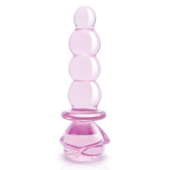 Фалоімітатор ялинка зі скла Dream Toys Glaze Glass у формі бутона троянди