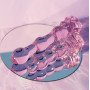Фалоімітатор ялинка зі скла Dream Toys Glaze Glass у формі бутона троянди