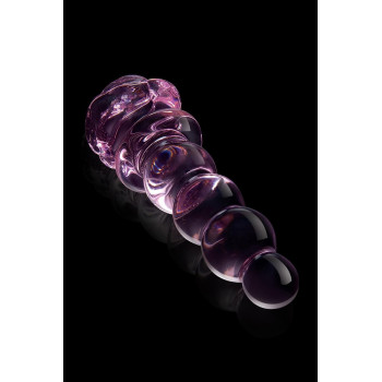 Фалоімітатор ялинка зі скла Dream Toys Glaze Glass у формі бутона троянди