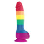 Фаллоимитатор Радуга NS Novelties Colours Pride Edition на присоске