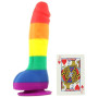 Фаллоимитатор Радуга NS Novelties Colours Pride Edition на присоске