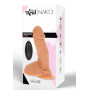 Реалістичний вібратор Toy Joy Get Real Naked з присоскою та пультом управління