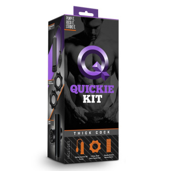 Набір для стимуляції та накачування пеніса Blush Quickie Kit чорний