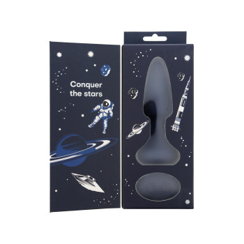 Анальная пробка DreamToys Startroopers Venus с дистанционным пультом управления, черная