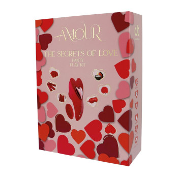 Набір еротичних аксесуарів Dream Toys Amour The Secrets Of Love червоний, 7 шт.