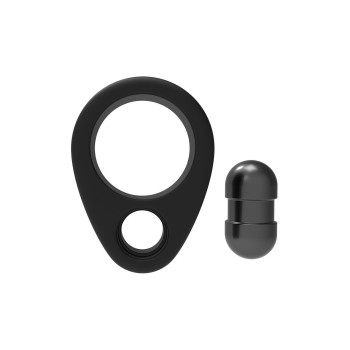Ерекційне кільце Dreamtoys RAMROD з обтяжувачем, чорне