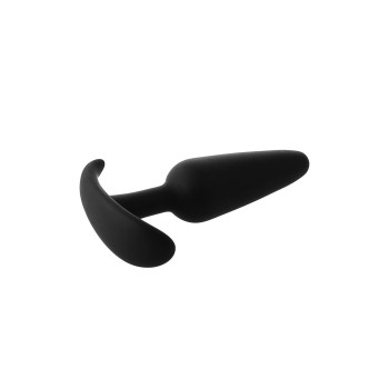 Анальний плаг черный Dreamtoys FantASStic Smooth со стопером в форме якоря, Large
