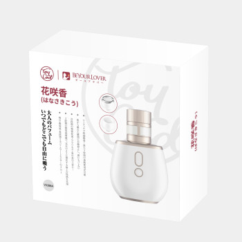 Стимулятор у вигляді парфумів BeYourLover Aromia з вакуумом та мікрострумами, кремовий
