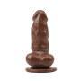 Фалоімітатор реалістичний з присоскою Chisa Ballsy Super Cock JUMBO JACK коричневий